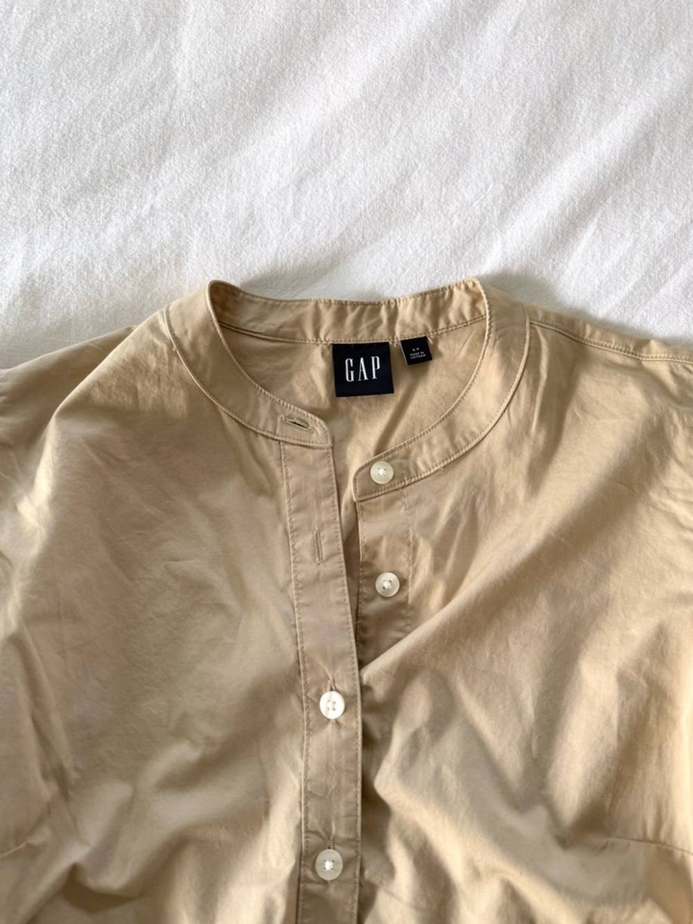 NEW GAP Balloon Sleeve Mini Dress Size Small - Picture 5 of 5